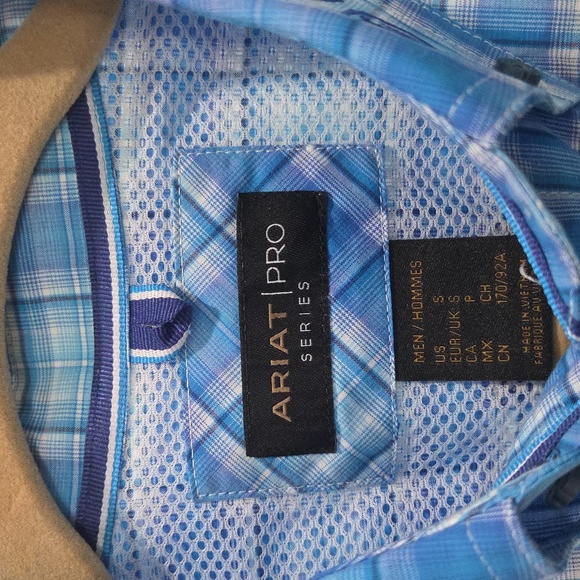 Ariat Pro Series Hogan Classic Fit Long Sleeve Button Up NWT, Small - Picture 4 of 11